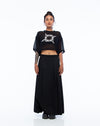 Dst Techno crop top (georgette)